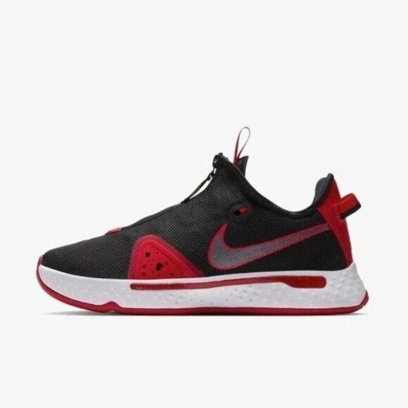 Nike PG 4 Red Black White Shoes Size 5.5 New